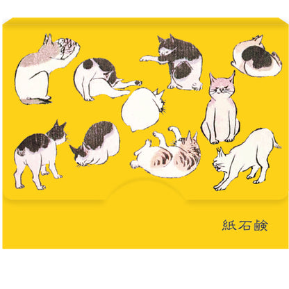 紙石鹸 広重 猫 / Paper Soap