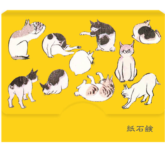 紙石鹸 広重 猫 / Paper Soap