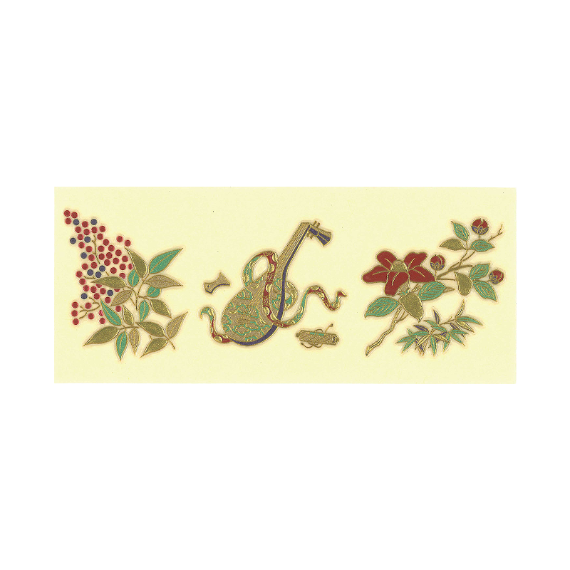 蒔絵三種 琵琶