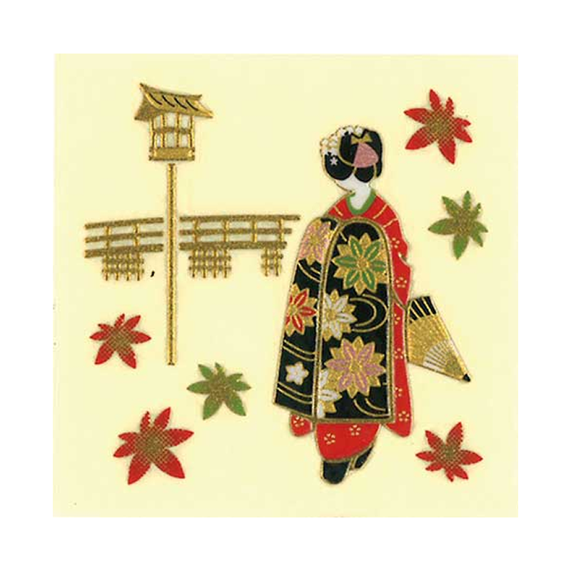 舞妓と紅葉 / Maiko in Autumn