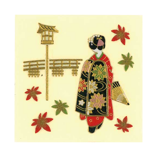 舞妓と紅葉 / Maiko in Autumn