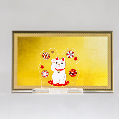 立像うつし金蒔絵 招き猫 / Acrylic Stand