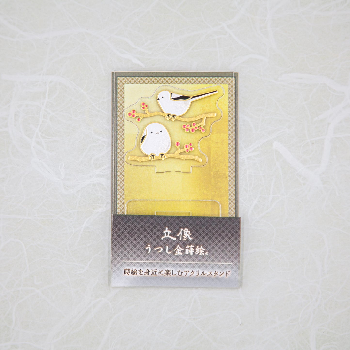 立像うつし金蒔絵 シマエナガ / Acrylic Stand