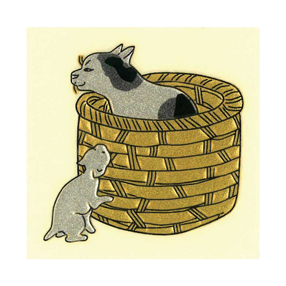 国芳 かご猫 / UKIYOE