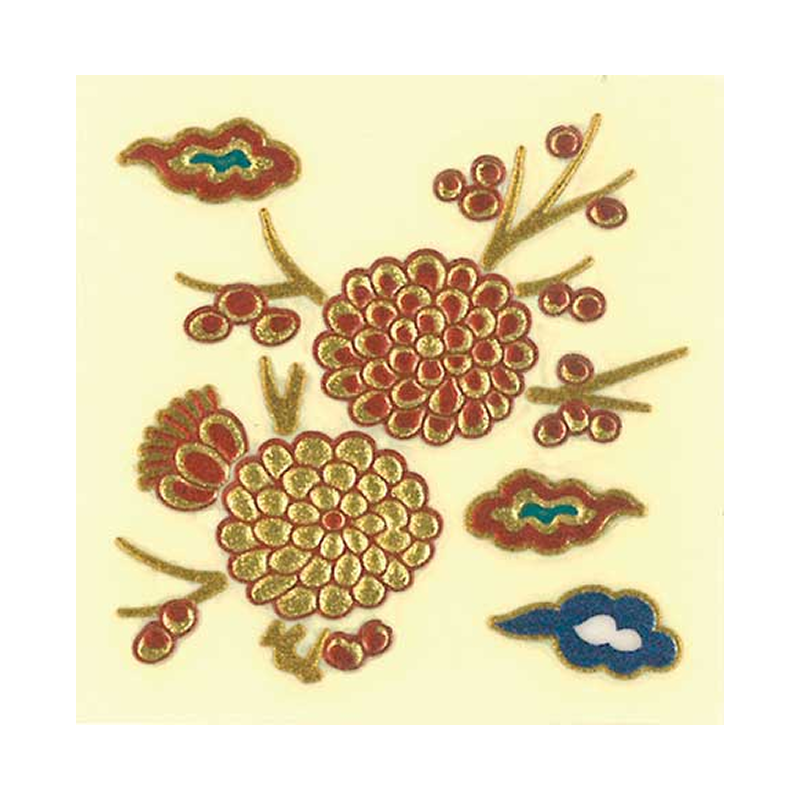 有田焼風 花 / Arita ware"Flower motif"