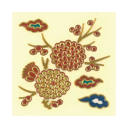 有田焼風 花 / Arita ware"Flower motif"
