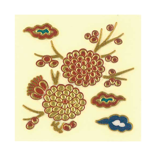 有田焼風 花 / Arita ware"Flower motif"